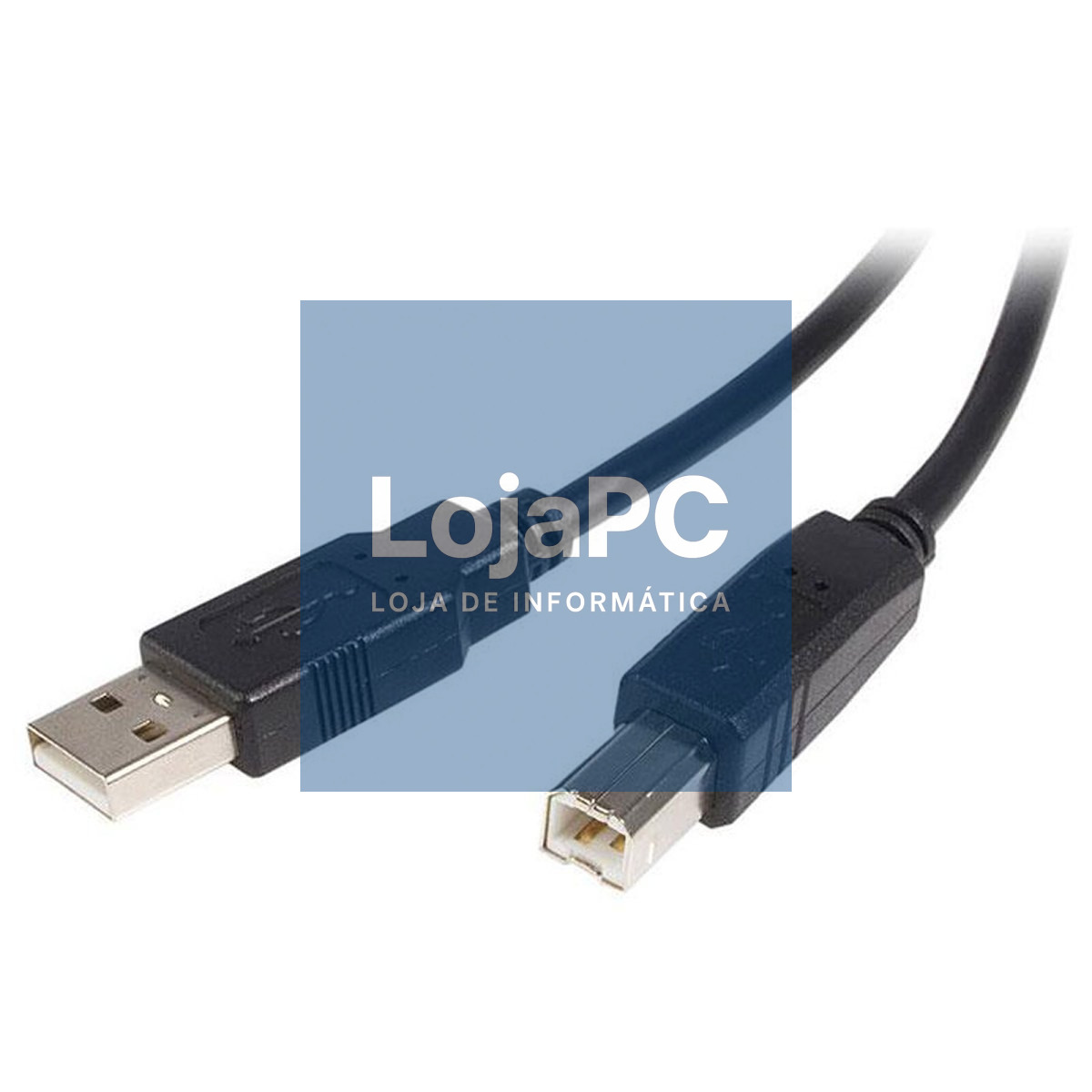 Cable USB 2.0  A M/ USB 2.0 Mini-B M 0.5 m Preto