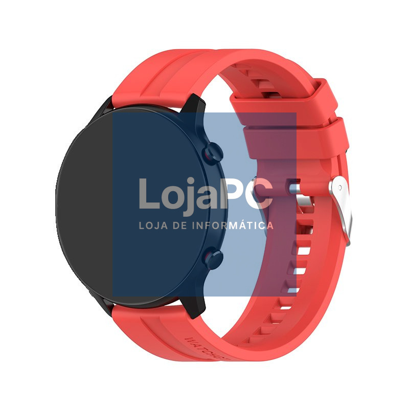 Pulseira Universal 22 mm Amazfit GTR / Stratos / Huawei / Samsung / COOL Rubber Red — imagem 2