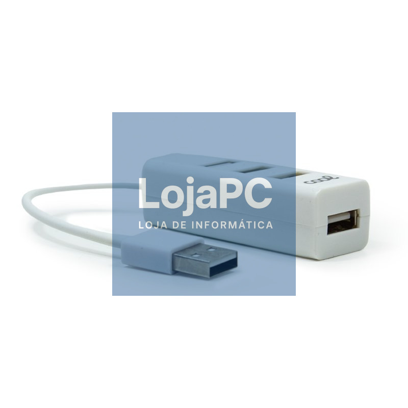 Universal USB 2.0 Hub COOL 4 Portas USB Branco — imagem 4