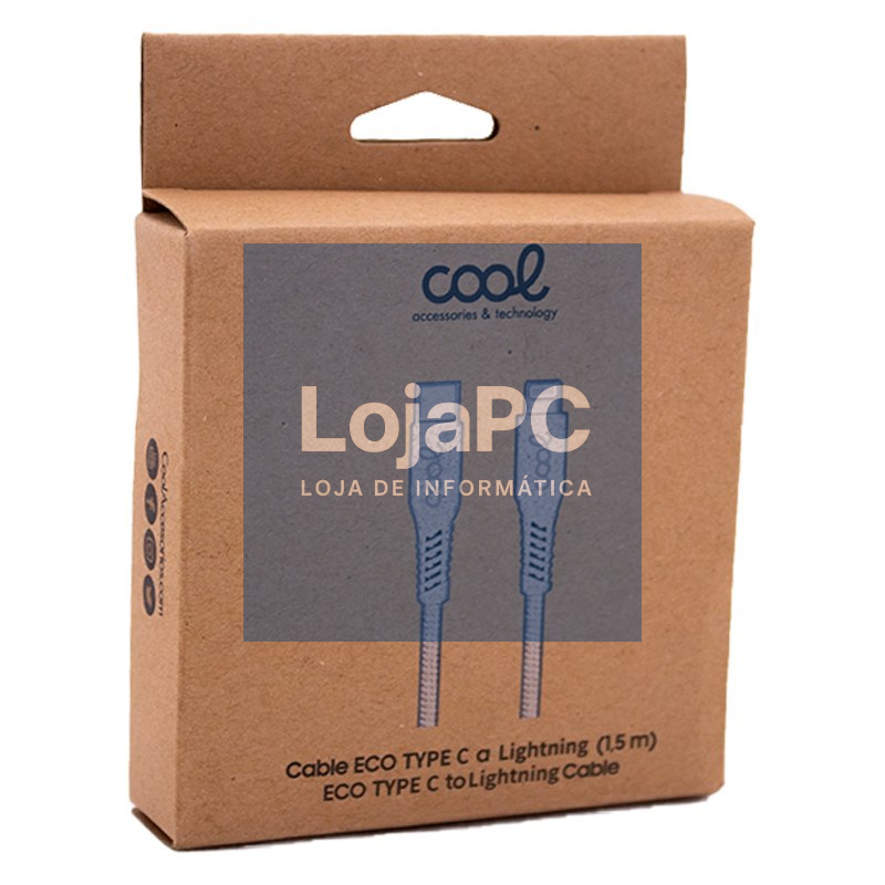 Cabo USB COOL eco Universal Tipo C para Lightning para iPhone (1,5 metros) — imagem 2