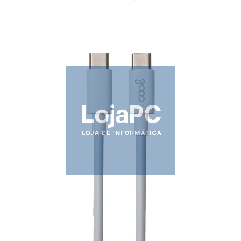 Cabo USB COOL Universal TIPO-C para TIPO-C (3 metros) Branco 3 Amp — imagem 3