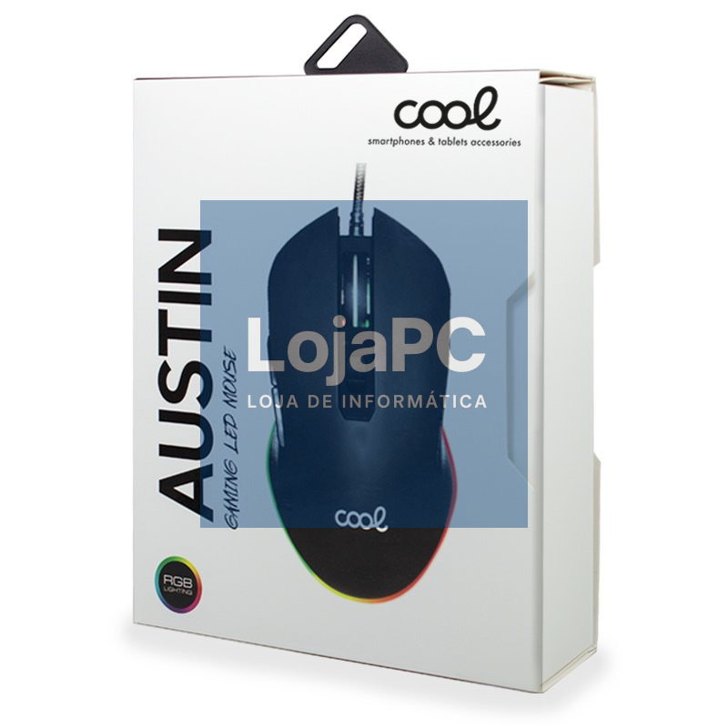 USB Gaming Mouse RGB (Iluminação) COOL Austin Black — imagem 3