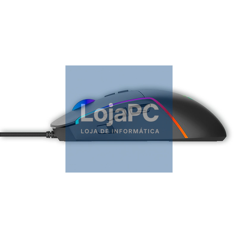 USB Gaming Mouse RGB (Iluminação) COOL Strip Preto — imagem 4