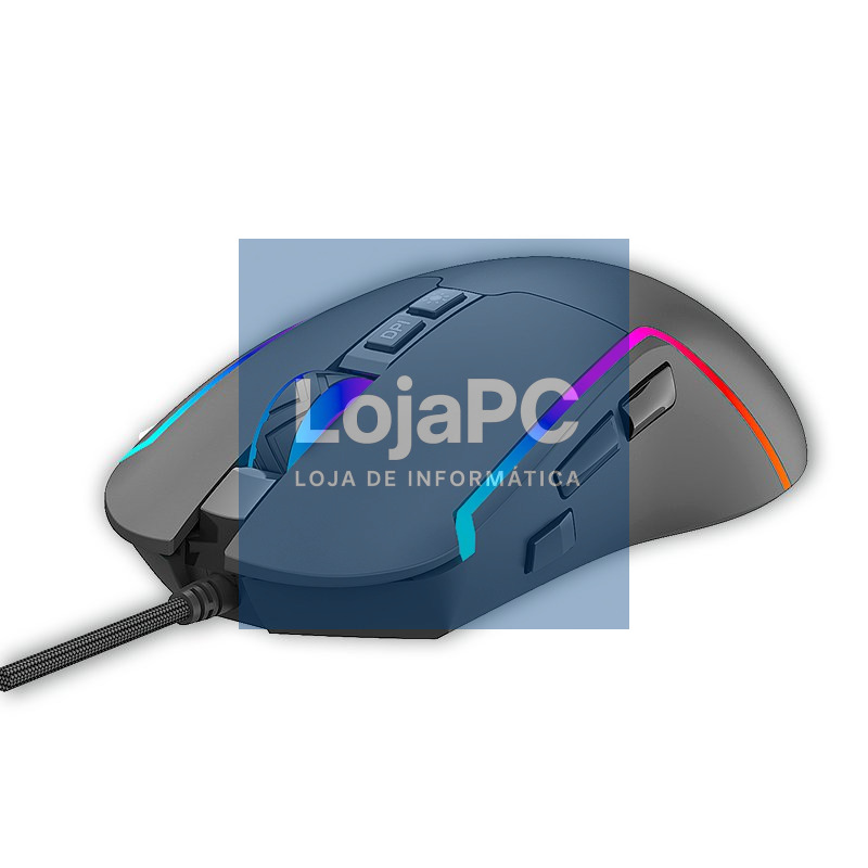 USB Gaming Mouse RGB (Iluminação) COOL Strip Preto — imagem 2