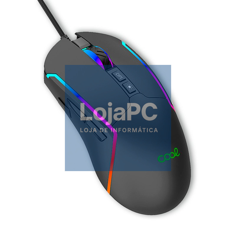 USB Gaming Mouse RGB (Iluminação) COOL Strip Preto