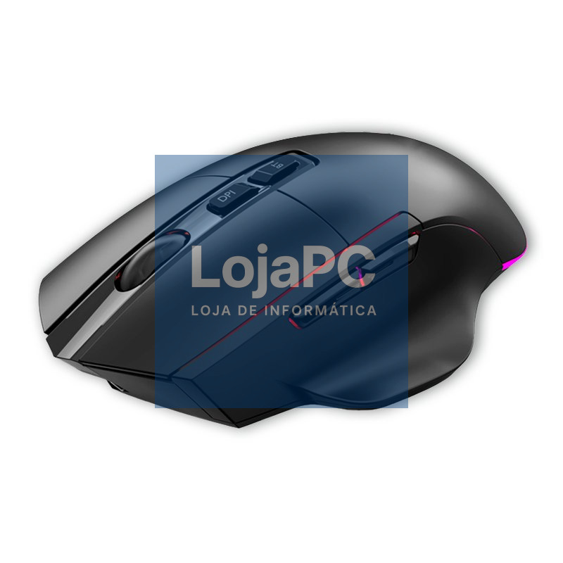 Wireless + Bluetooth Mouse 2 em 1 (recarregável) Gaming Led RGB COOL LAGOON — imagem 3