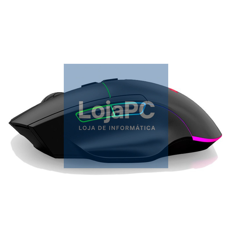 Wireless + Bluetooth Mouse 2 em 1 (recarregável) Gaming Led RGB COOL LAGOON — imagem 2