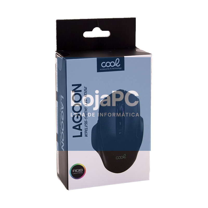 Wireless + Bluetooth Mouse 2 em 1 (recarregável) Gaming Led RGB COOL LAGOON — imagem 4