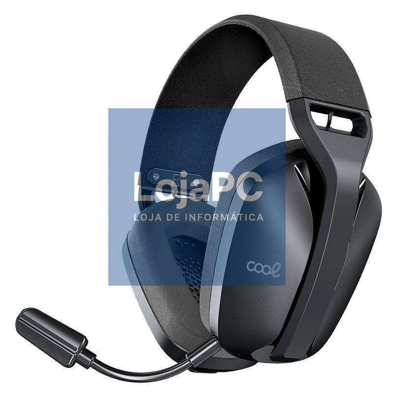 Fones de ouvido para jogos Wireless Stereo PC / PS4 / PS5 COOL Newton 3 em 1 preto — imagem 4