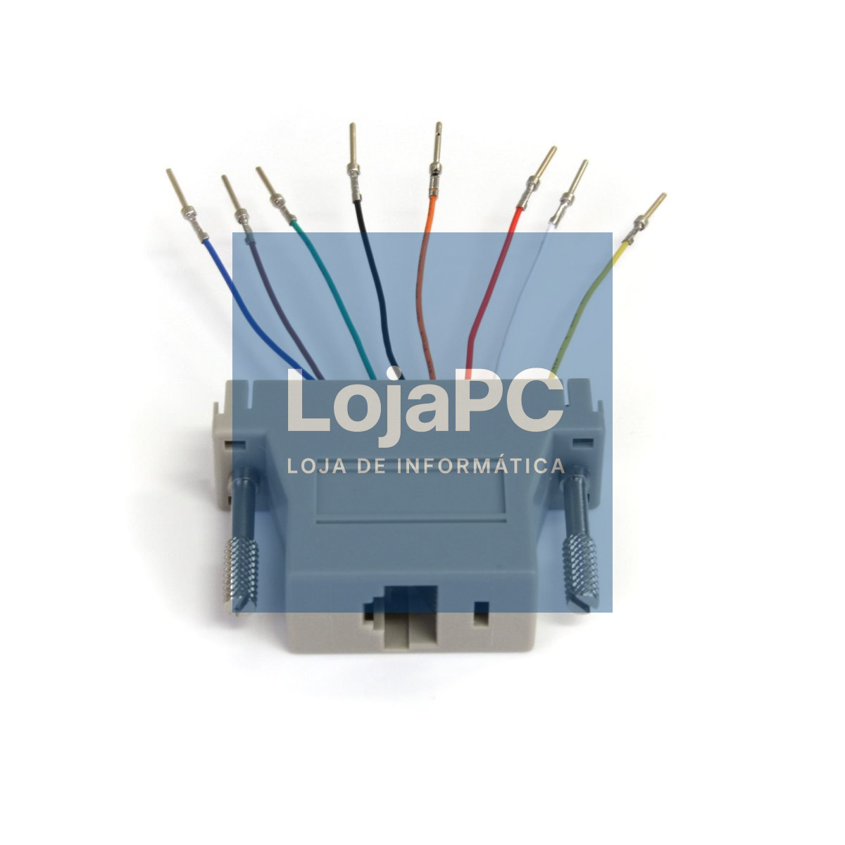 Adaptador RJ45F/DB25F Cinza