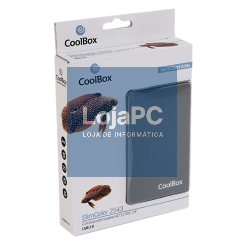 CoolBox Caja HDD 2.5" SCG2543 GRIS USB3.0 GRIS — imagem 2