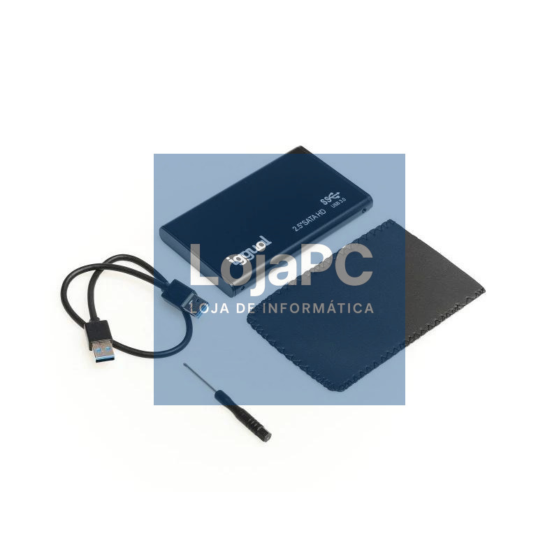 iggual Caja externa aluminio SSD 2.5" SATA USB 3.0