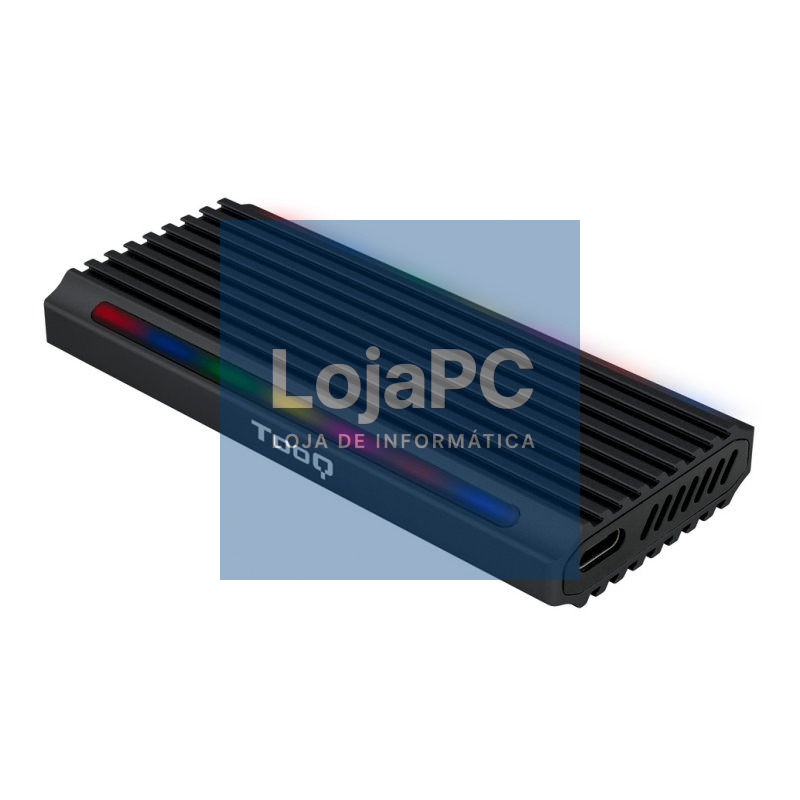 Tooq Caja Externa SSD M.2 NGFF/NVMe USB-C Negro