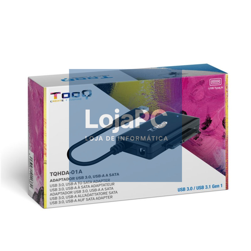 Tooq Adaptador USB 3.0 para discos 2,5"/3,5" — imagem 2