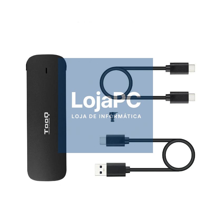 Tooq Caja Externa M.2 NVMe USB3.1 GEN2 Negra — imagem 3