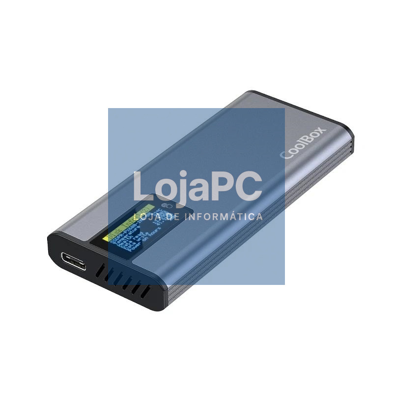 Coolbox CAJA SSD M.2 NVME/SATA LCD MINICHASE PS32