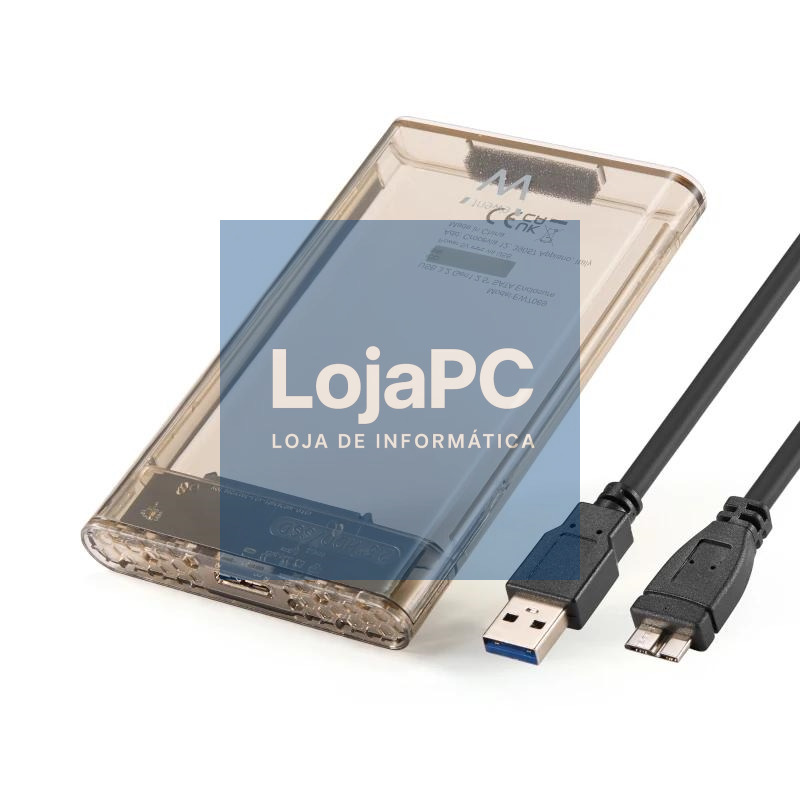 EWENT Carcasa USB3.2Gen1 para SATA 2.5"USB-A Trans