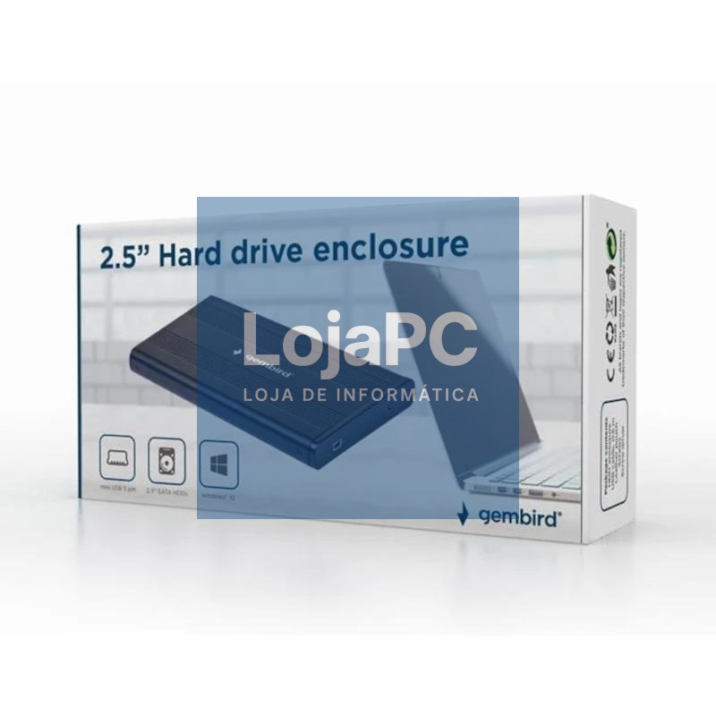 Gembird Carcasa Ext USB 2.0 SATA 2.5"Mini USB 5pin