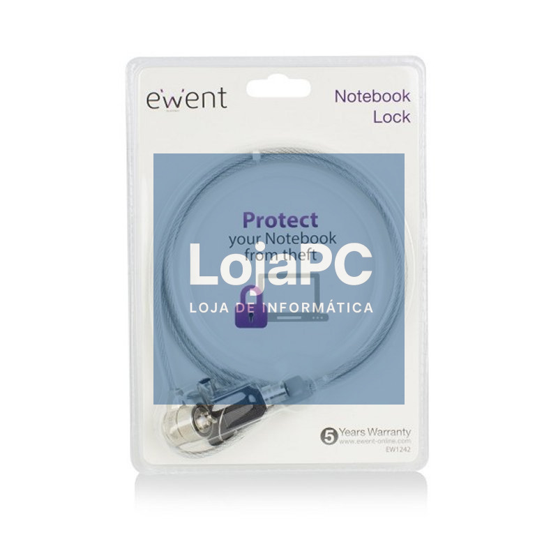 EWENT EW1242 Cable de Seguridad con llave — imagem 2