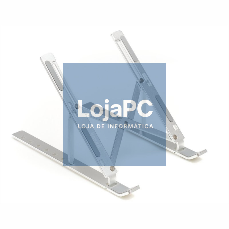 iggual Soporte elevador plegable portátil 17 plata