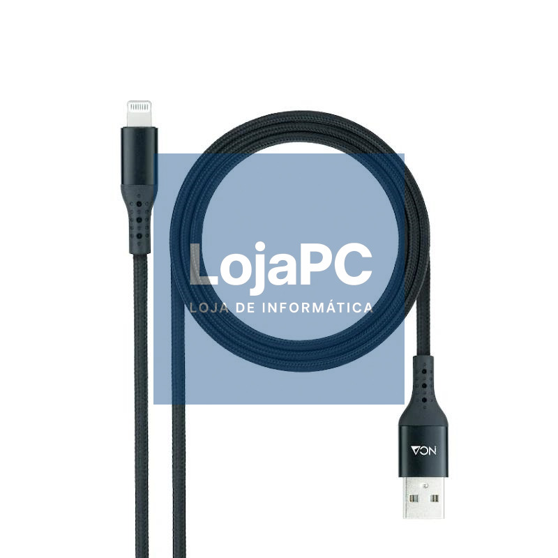 Nanocable Cable Lightining-USB A/M, Negro, 1 M