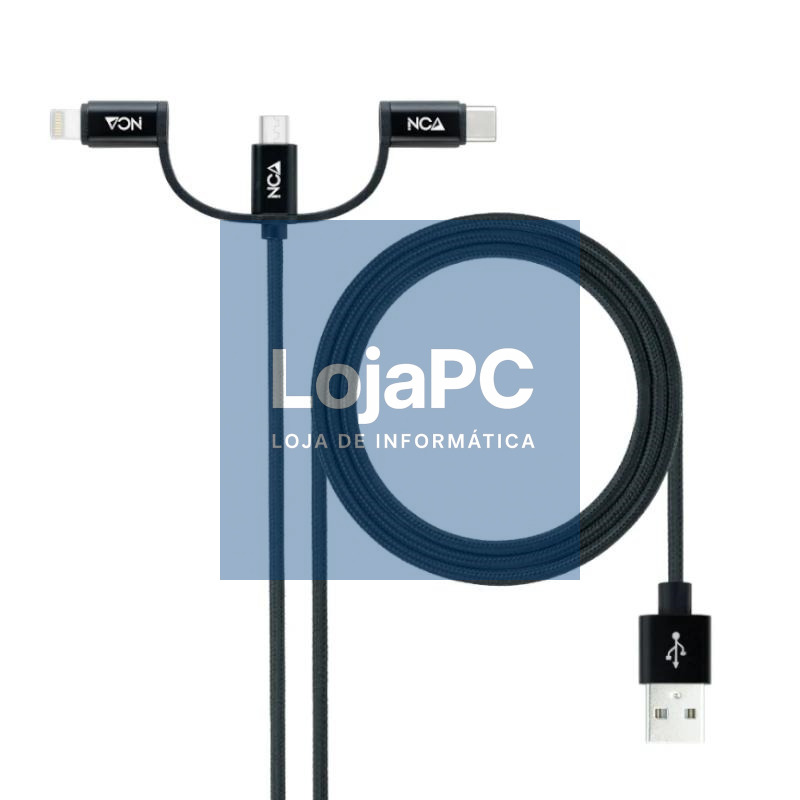 Nanocable Cable USB a USB-C/Micro USB/ Lighthning