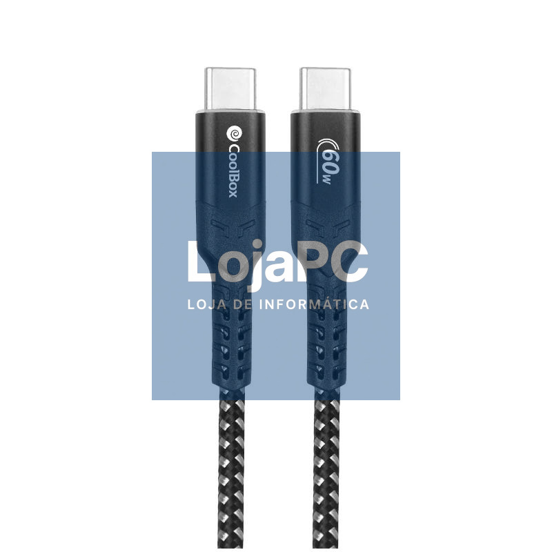 Coolbox Cable USB-C>USB-C 60W Carga — imagem 2