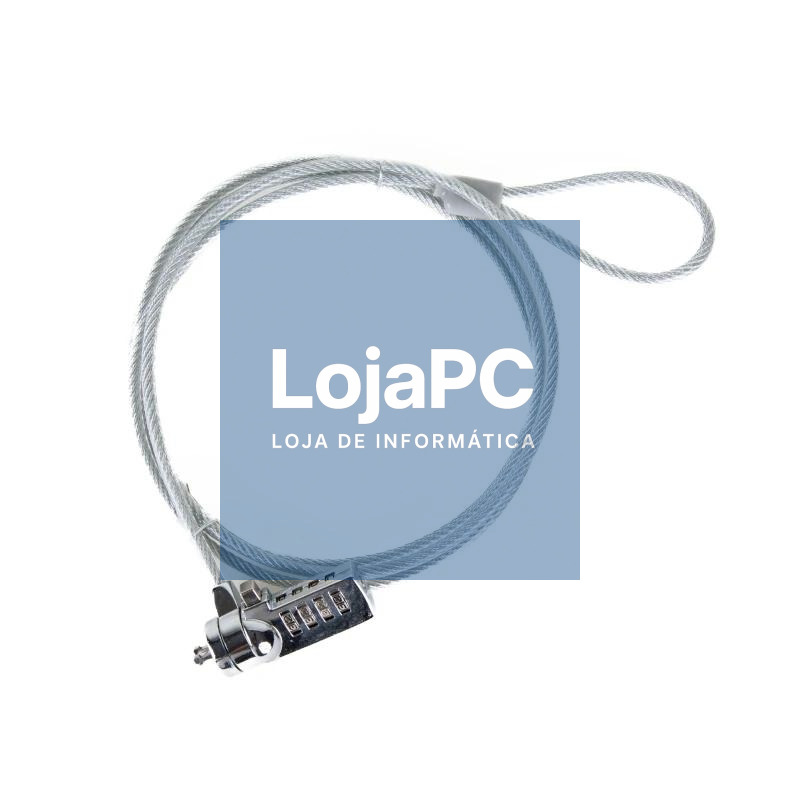iggual Cable seguridad candado 4 dígitos SECURE 4D