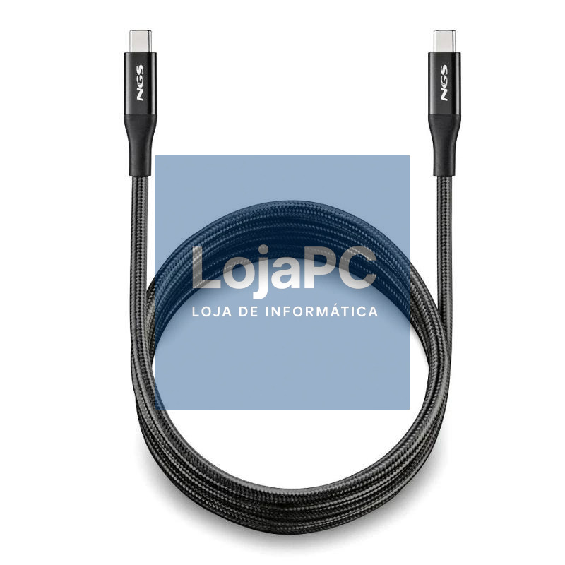 NGS Cable carga rapida USB C a USB C de 2 m