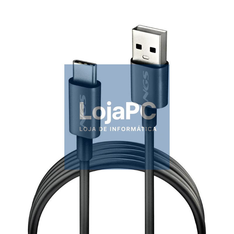 NGS CABLE CARGA RAPIDA USB-A A USB-C 1M NEGRO — imagem 2