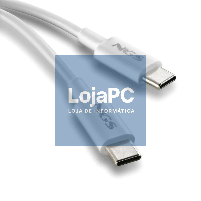 NGS CABLE CARGA RAPIDA USB-C A USB-C 1M BLANCO — imagem 3