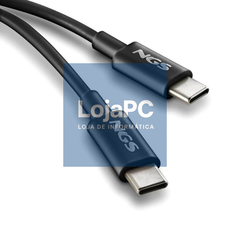 NGS CABLE CARGA RAPIDA USB-C A USB-C 1M NEGRO — imagem 3