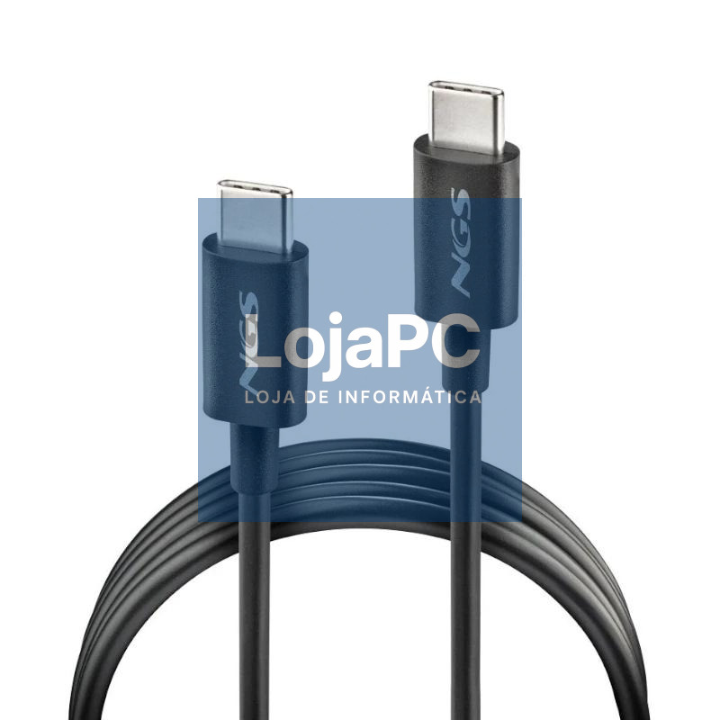 NGS CABLE CARGA RAPIDA USB-C A USB-C 1M NEGRO — imagem 2
