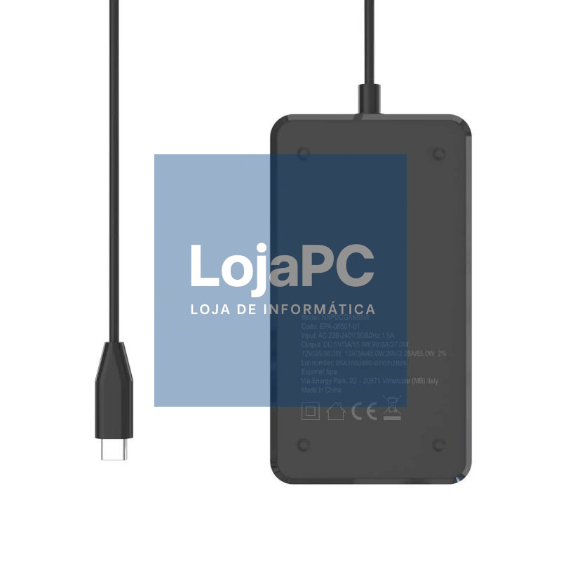 NILOX Alimentador gan usb-c para portátil - 65w — imagem 2
