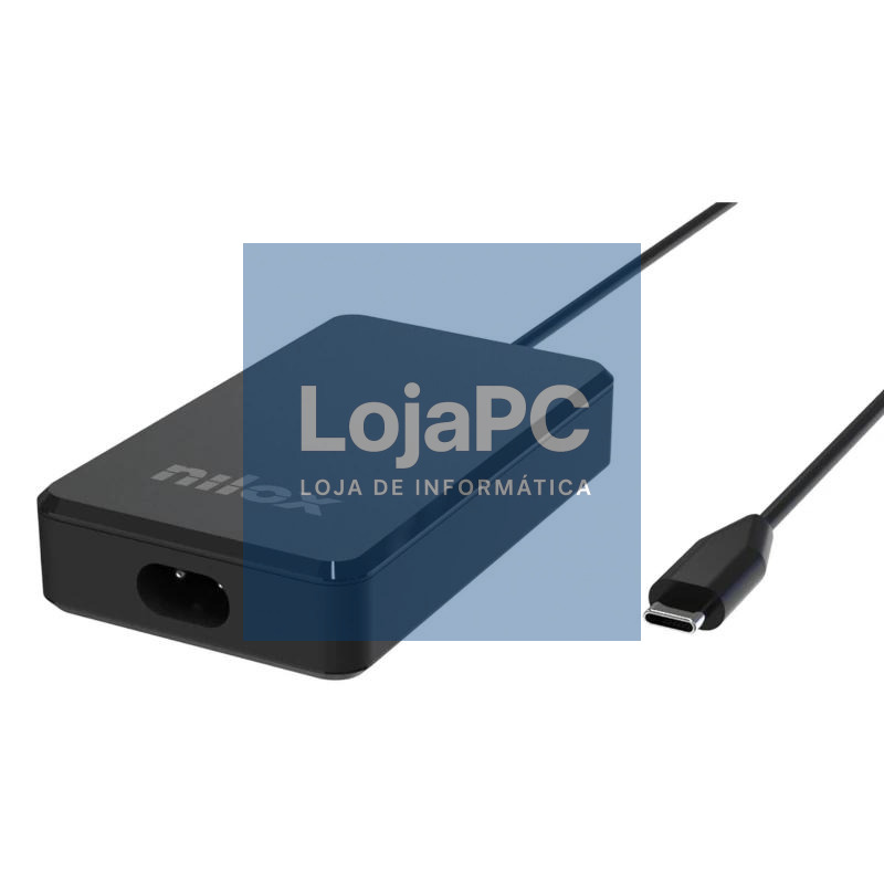 NILOX Alimentador gan usb-c para portátil - 65w