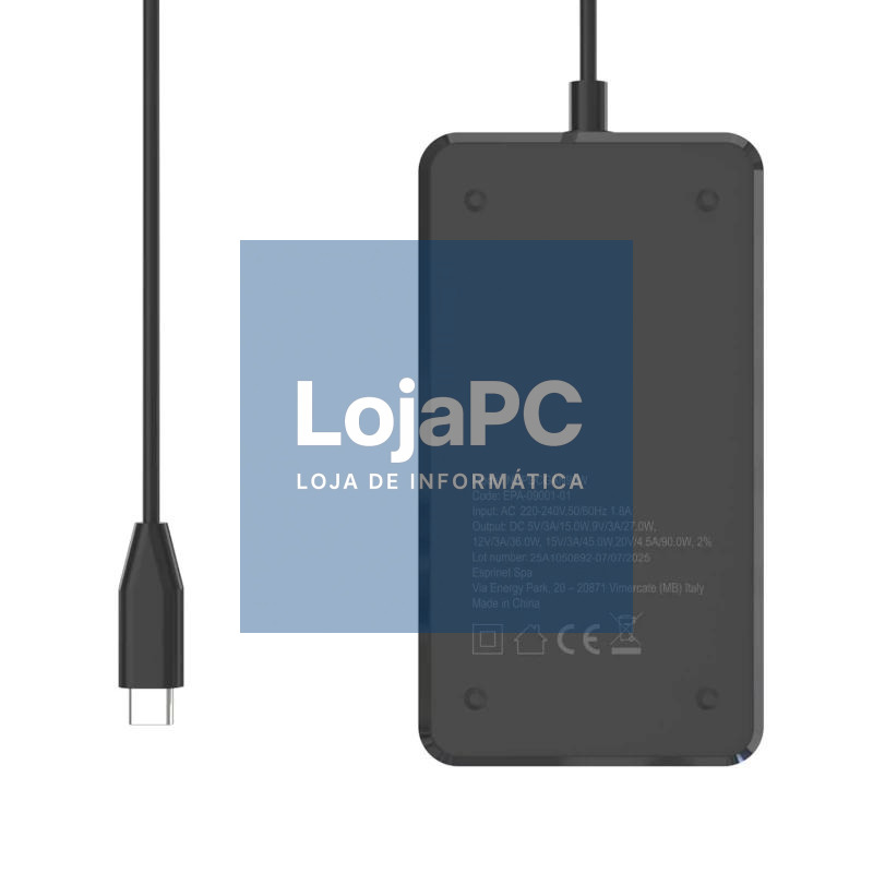 NILOX Alimentador gan usb-c para portátil -90w — imagem 2