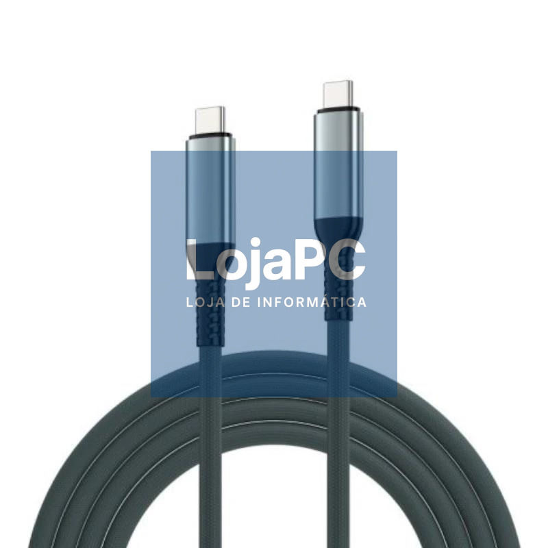 EWENT Cable USB 4 Gen 3 tipoC macho a macho 1m