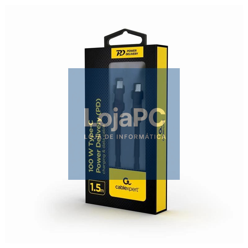 Gembird Cable carga y datos USB-C,PD 100 W, 1,5 m — imagem 2