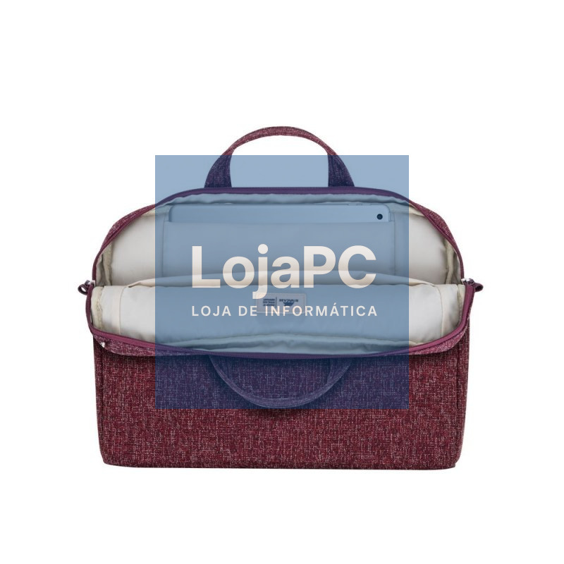 RIVACASE 7921 Maletin Burgundy Anvik 14" rojo — imagem 2