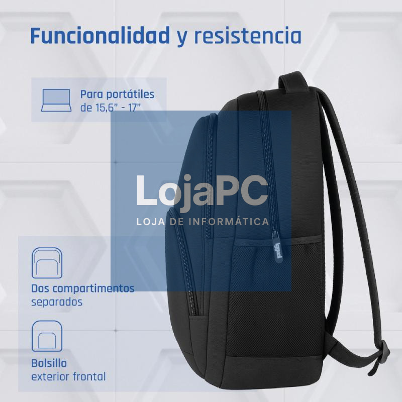iggual Mochila portátil 15.6-17 Everyday Use negra — imagem 3