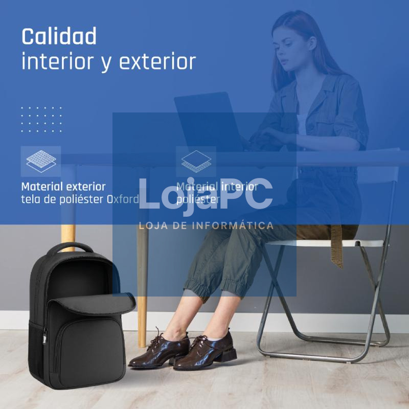 iggual Mochila portátil 15.6-17 Everyday Use negra — imagem 2