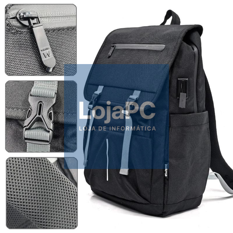 EWENT EW2537 Mochila 16.1" Vintage — imagem 3