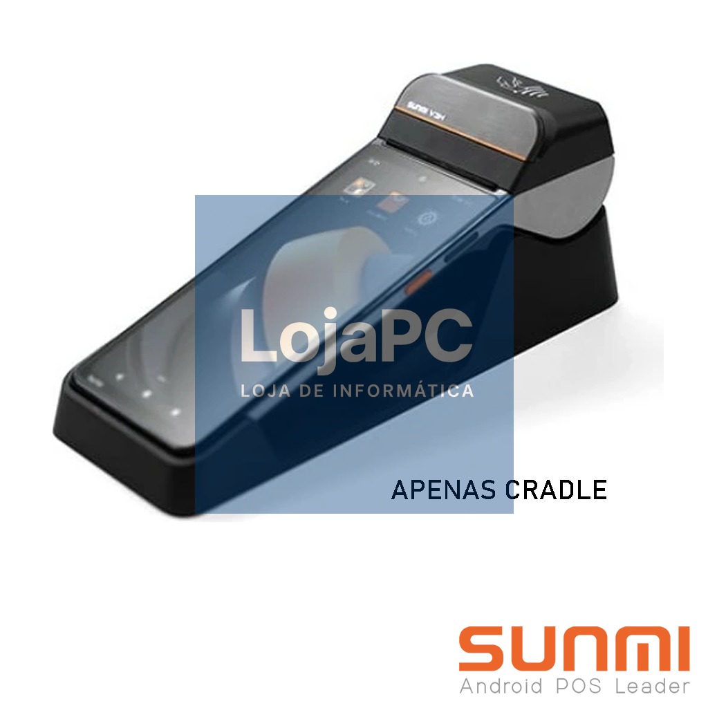 Berço Sunmi V3/V3H; USB Tipo C, USB Tipo A (não compatível com C20000095)