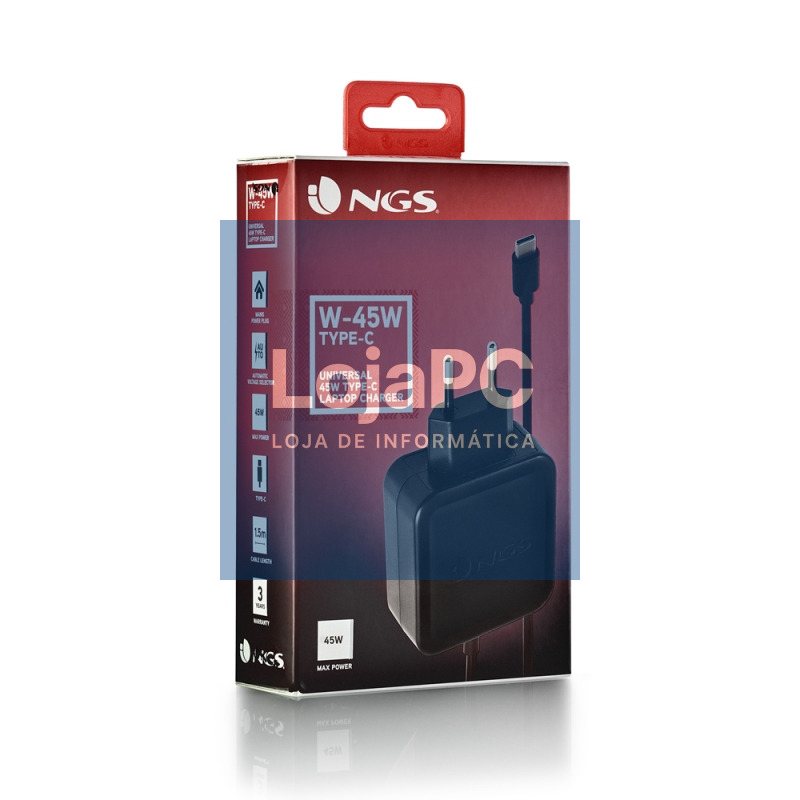 NGS Cargador portatil W-45WTYPEC 45W 3A — imagem 2