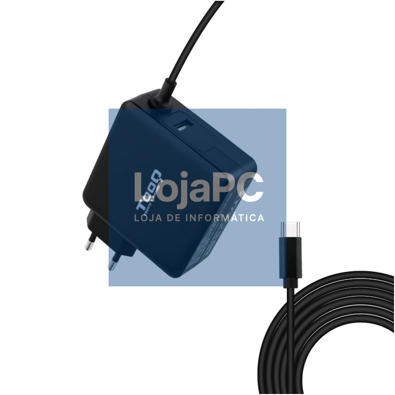 Tooq Cargador portátil conector USB-C 90W