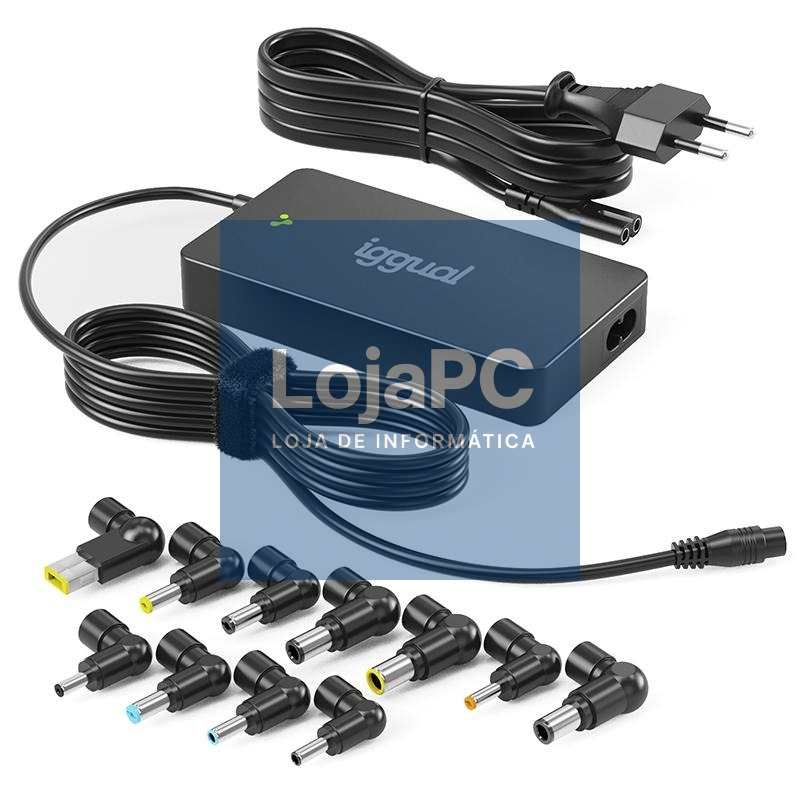 iggual Cargador Universal Slim CUA-S-11T-90W