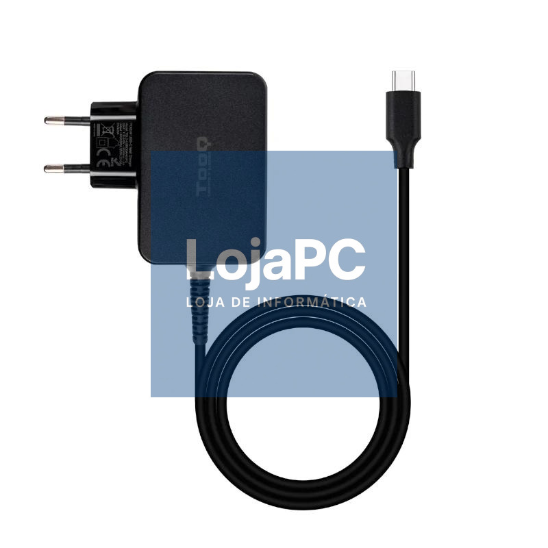 Tooq Cargador portatil GAN USB-C PD 65W Negro — imagem 3
