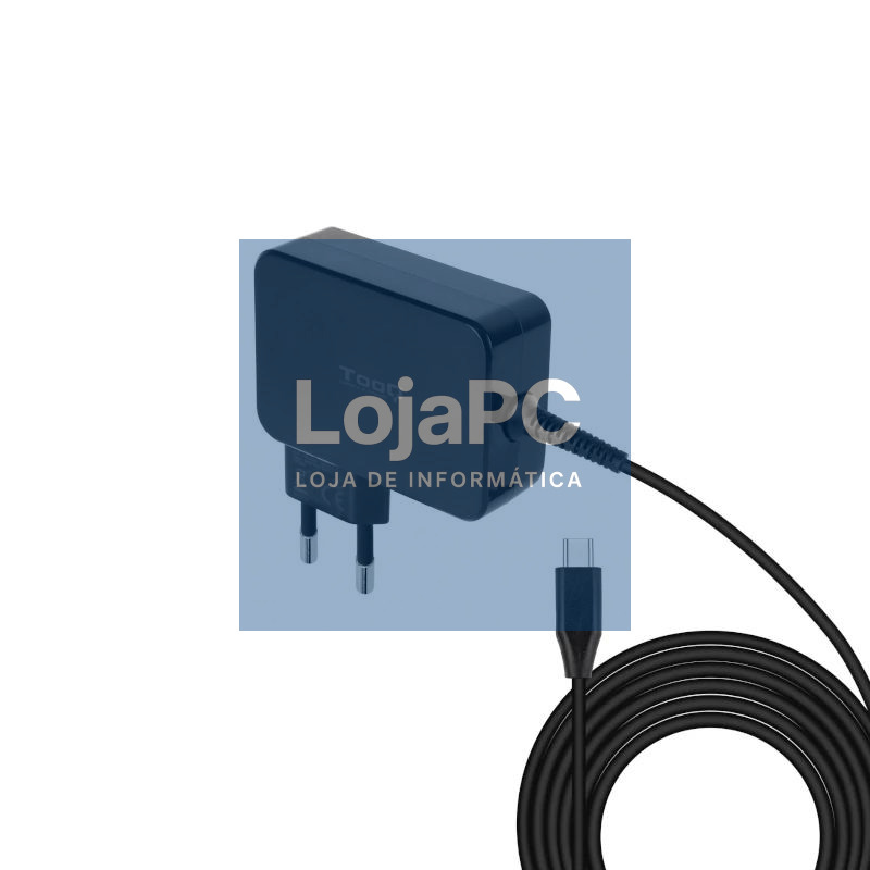 Tooq Cargador portatil GAN USB-C PD 90W Negro