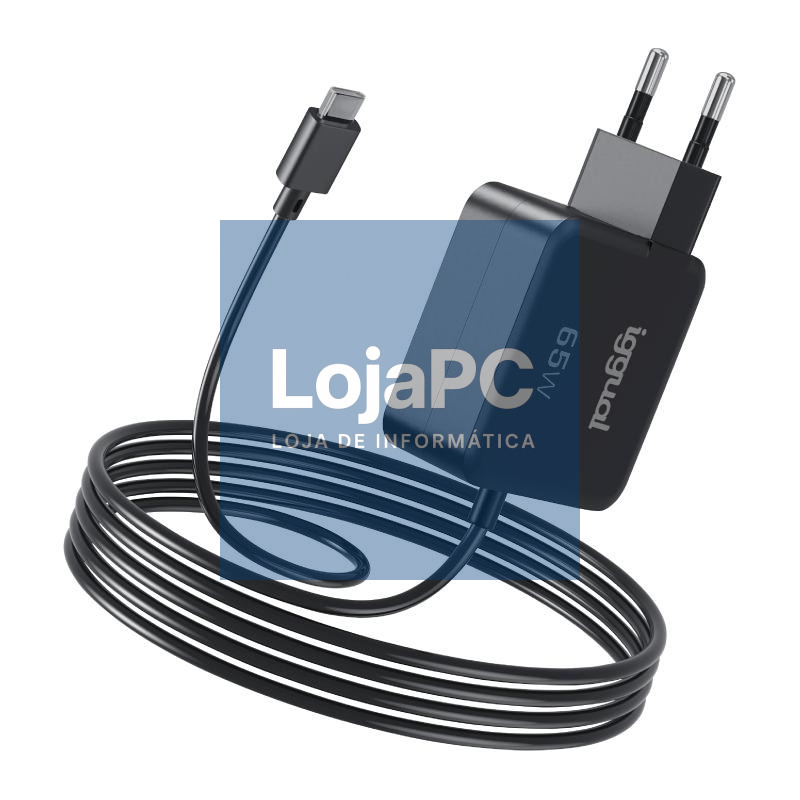 iggual Cargador portátil y móvil tipo C PD 65W