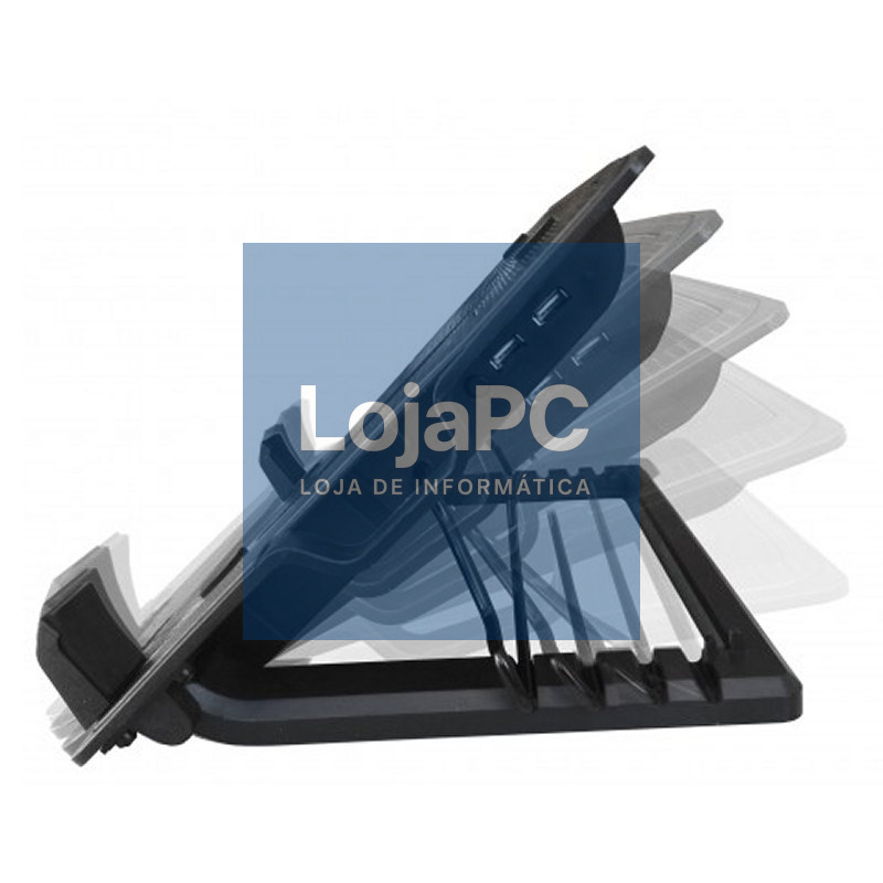 EWENT EW1258 Soporte Ventilador Portatil 17"+2 USB — imagem 3